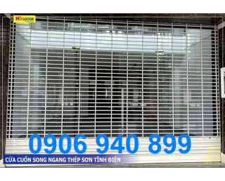Cửa Cuốn Song Ngang Sơn Tĩnh Điện